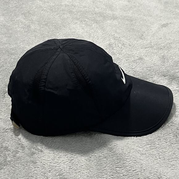 Nike Hat Youth 4-7 Black Dri Fit Embroidered Logo Adjustable Cap - Picture 10 of 13